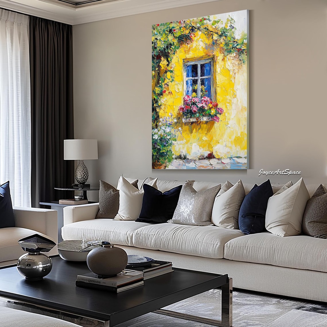 Italian Countryside Flower Art Print, Boho Modern - Image 4