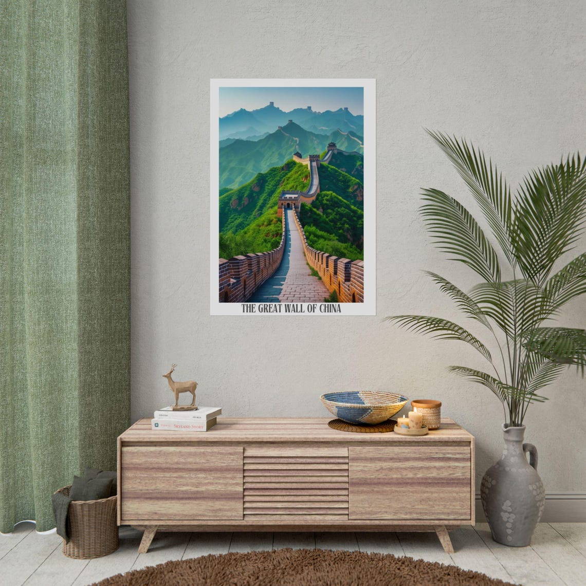 Great Wall Of China Poster Great Wall Of China Wall Art China Wall Art China Travel Poster Great Wall Of China Travel Print China Poster - Image 2
