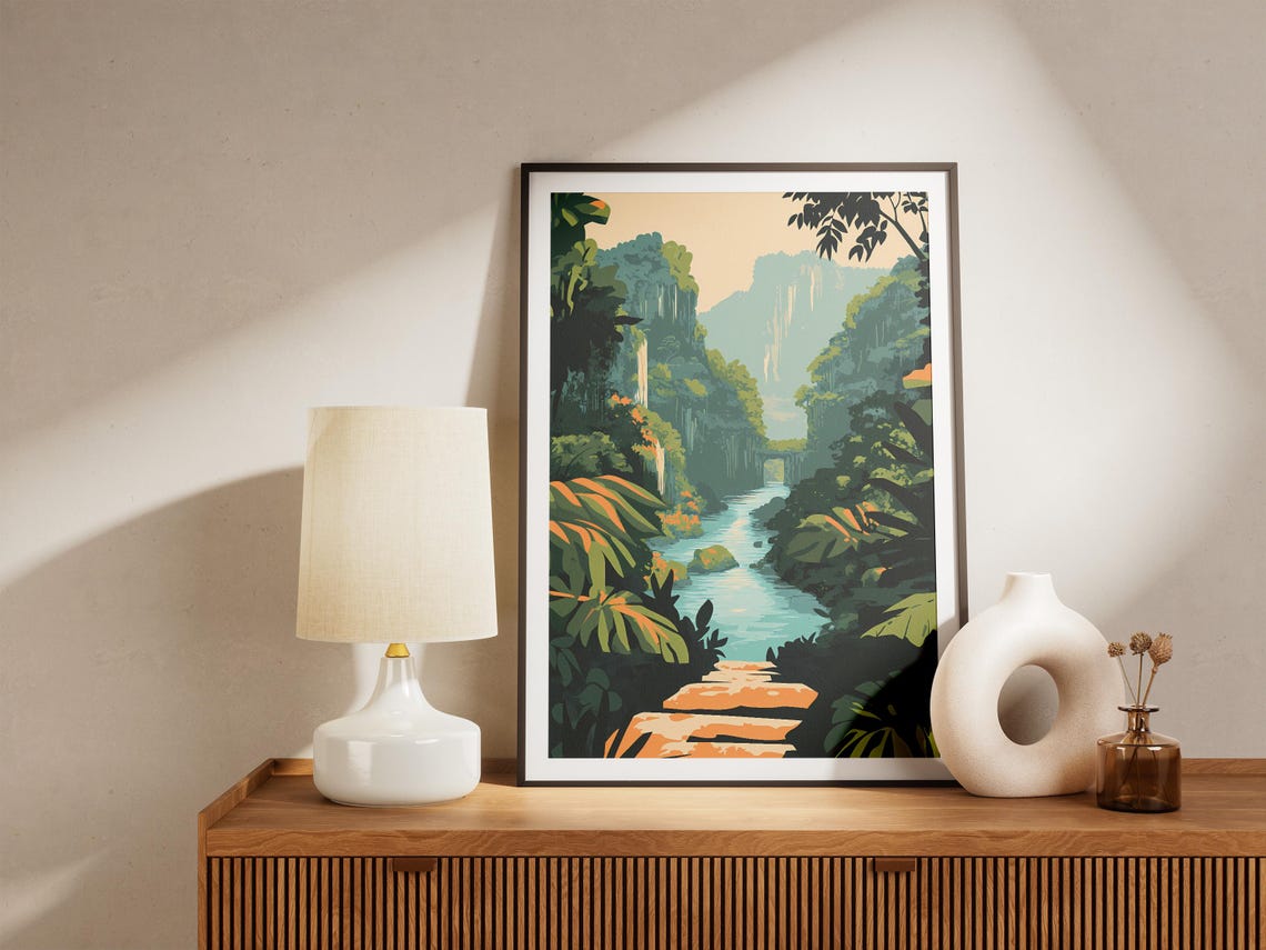 Semuc Champey Guatemala Jungle River and Limestone Pools Poster - Image 5