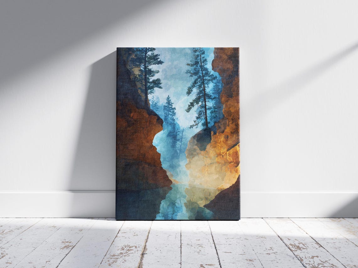 Wind Cave National Park South Dakota Pine Canyon Vista Poster - Image 2