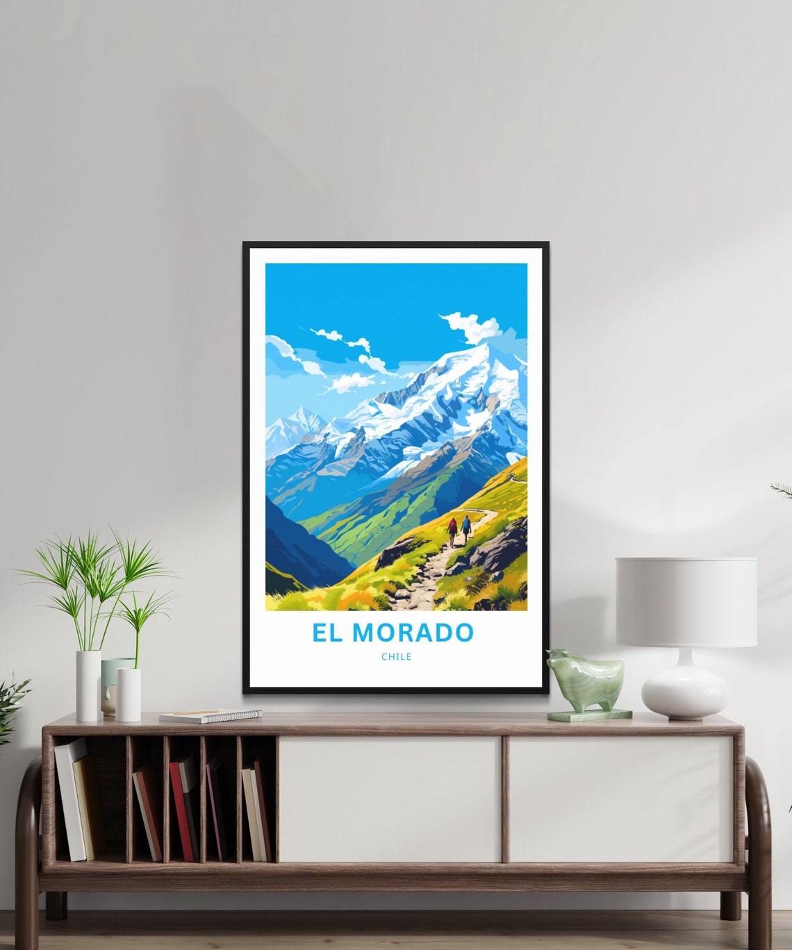 Personalized El Morado Travel Print El Morado Poster Chile Wall Art Framed Present Gift Chile Present - Image 2
