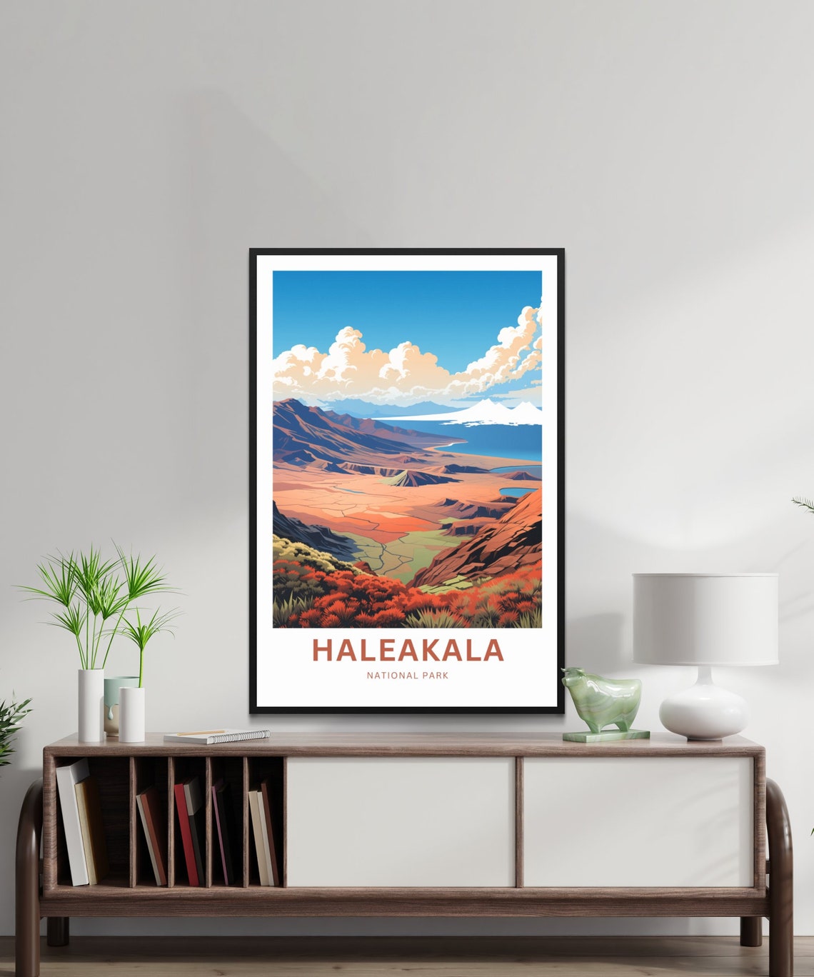 Haleakala National Park Volcano Crater Vista Personalized Poster - Image 2
