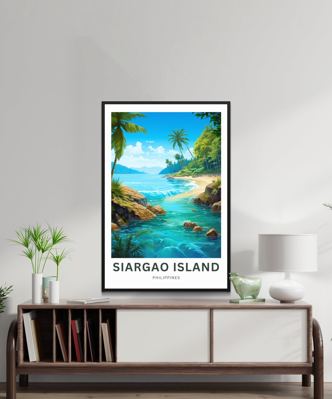 Siargao Island Philippines Tropical Beach Escape Travel Poster - Image 2
