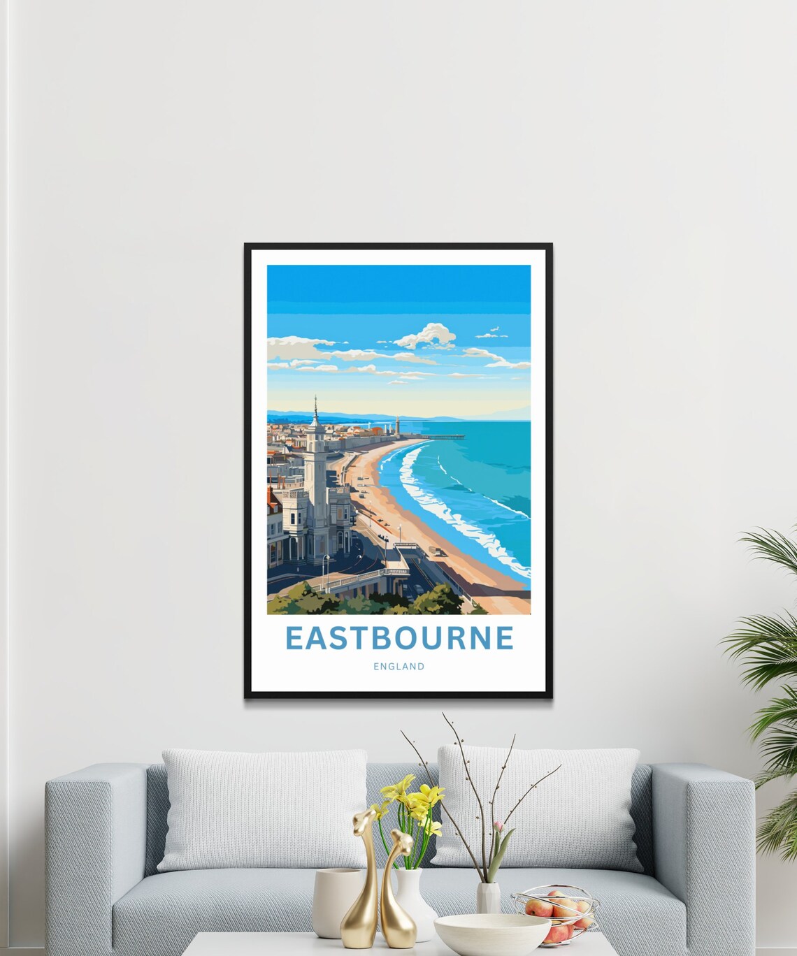 Eastbourne Travel Poster, England Wall Art - Image 3