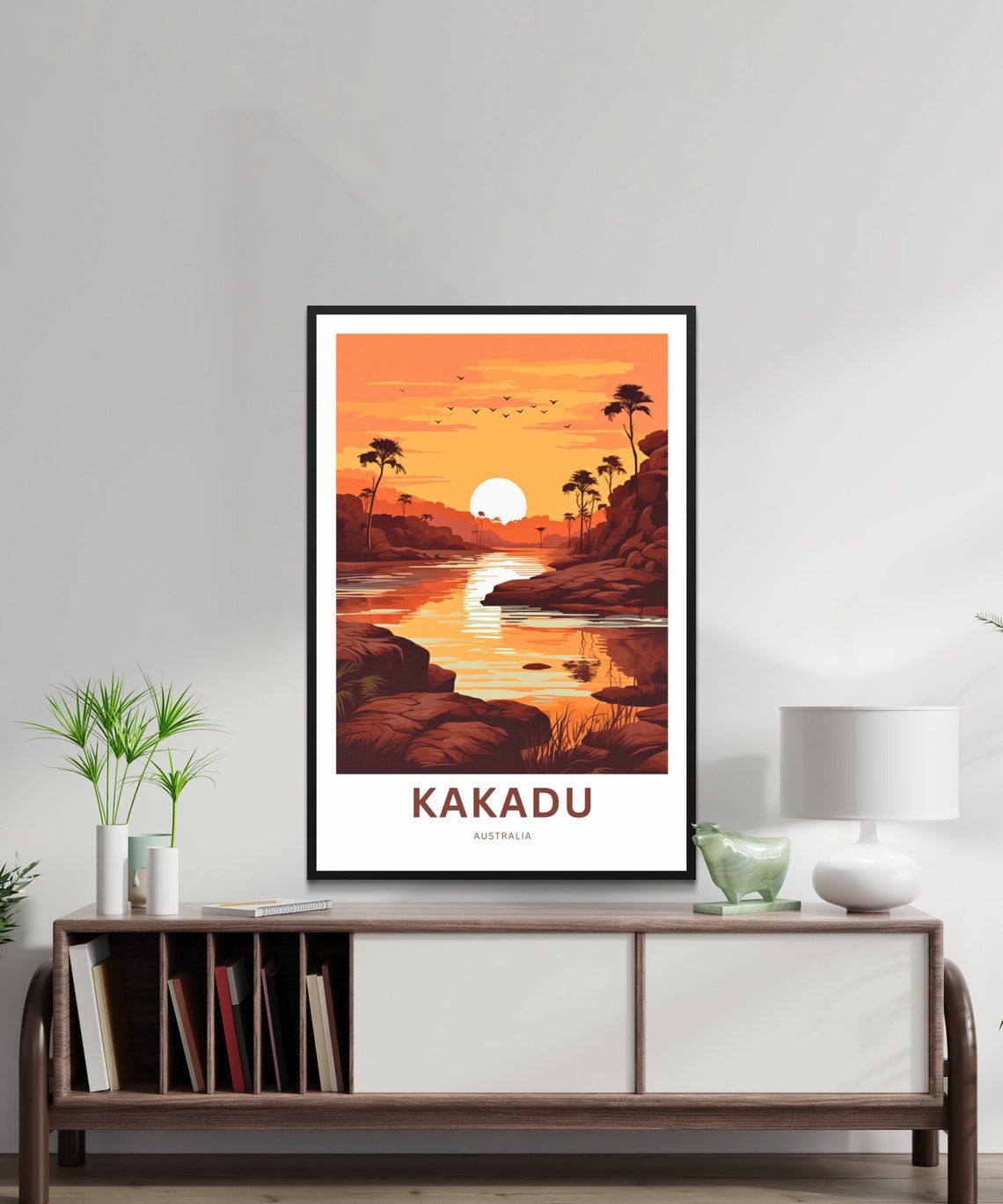 Kakadu National Park Golden Sunset Custom Travel Poster Australia - Image 2