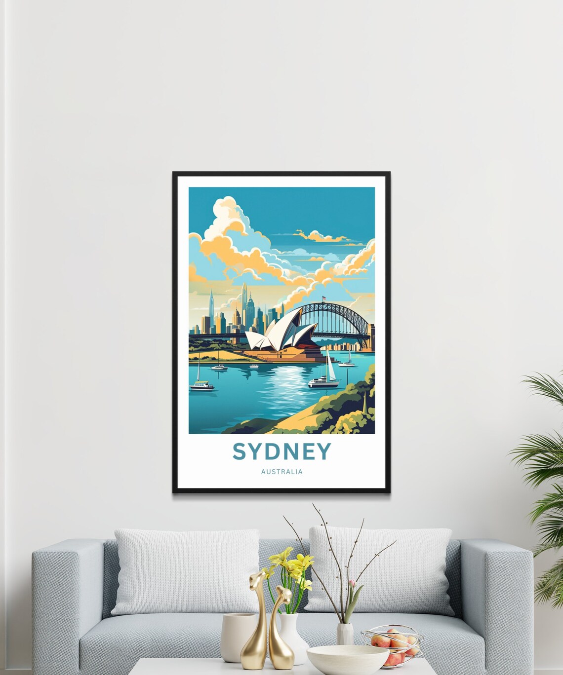 Sydney Travel Poster, Australia City Wall Art - Image 3