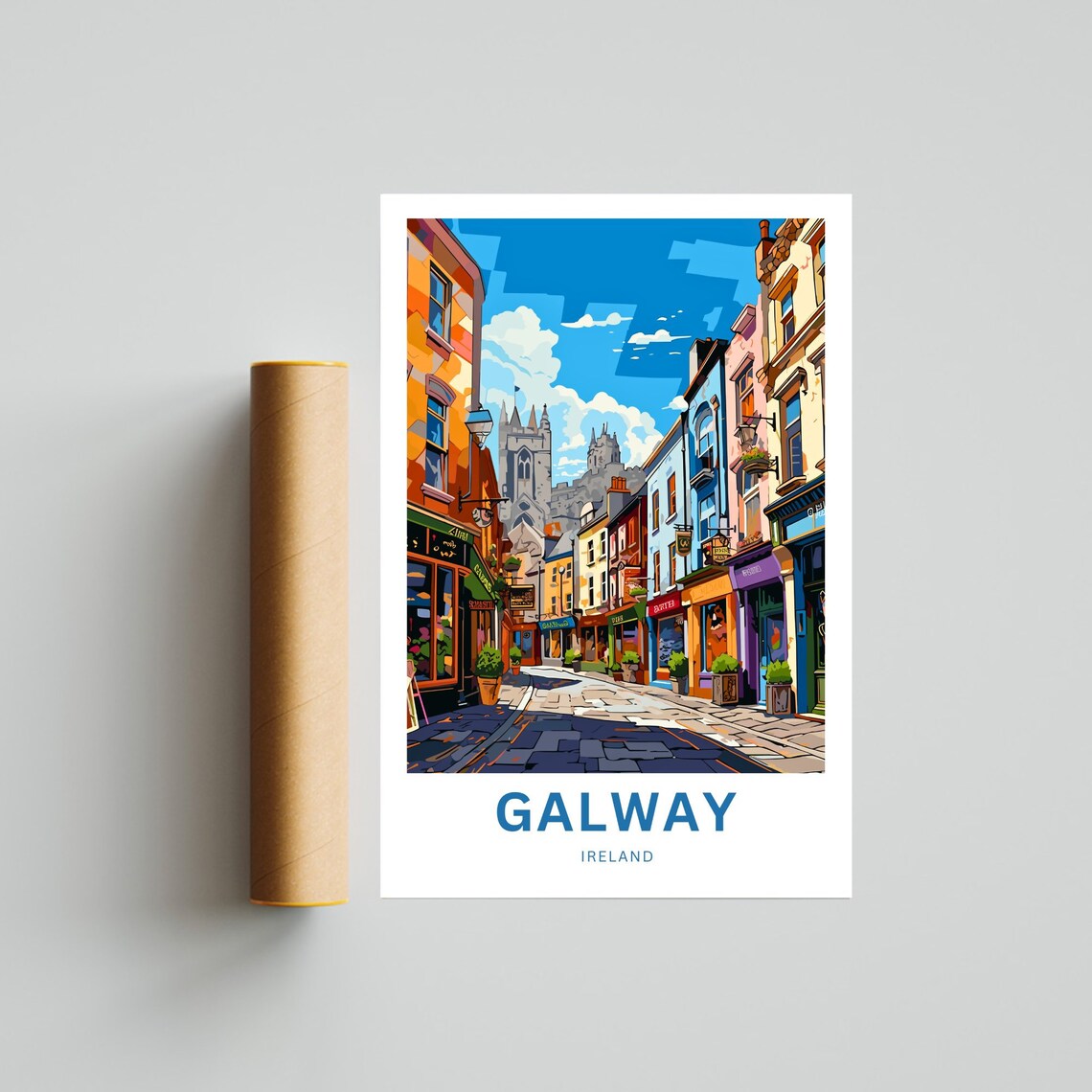 Galway Travel Poster, Ireland Wall Art Print - Image 4