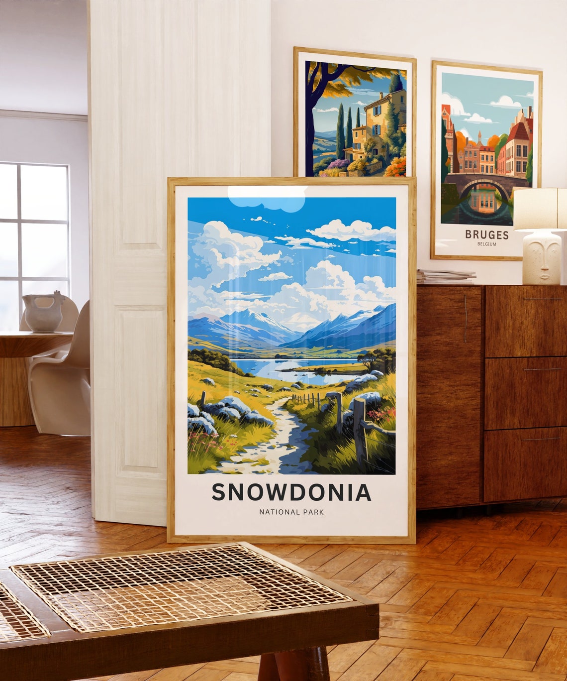Personalized Snowdonia National Park Wales Mountain Art Poster - Image 5