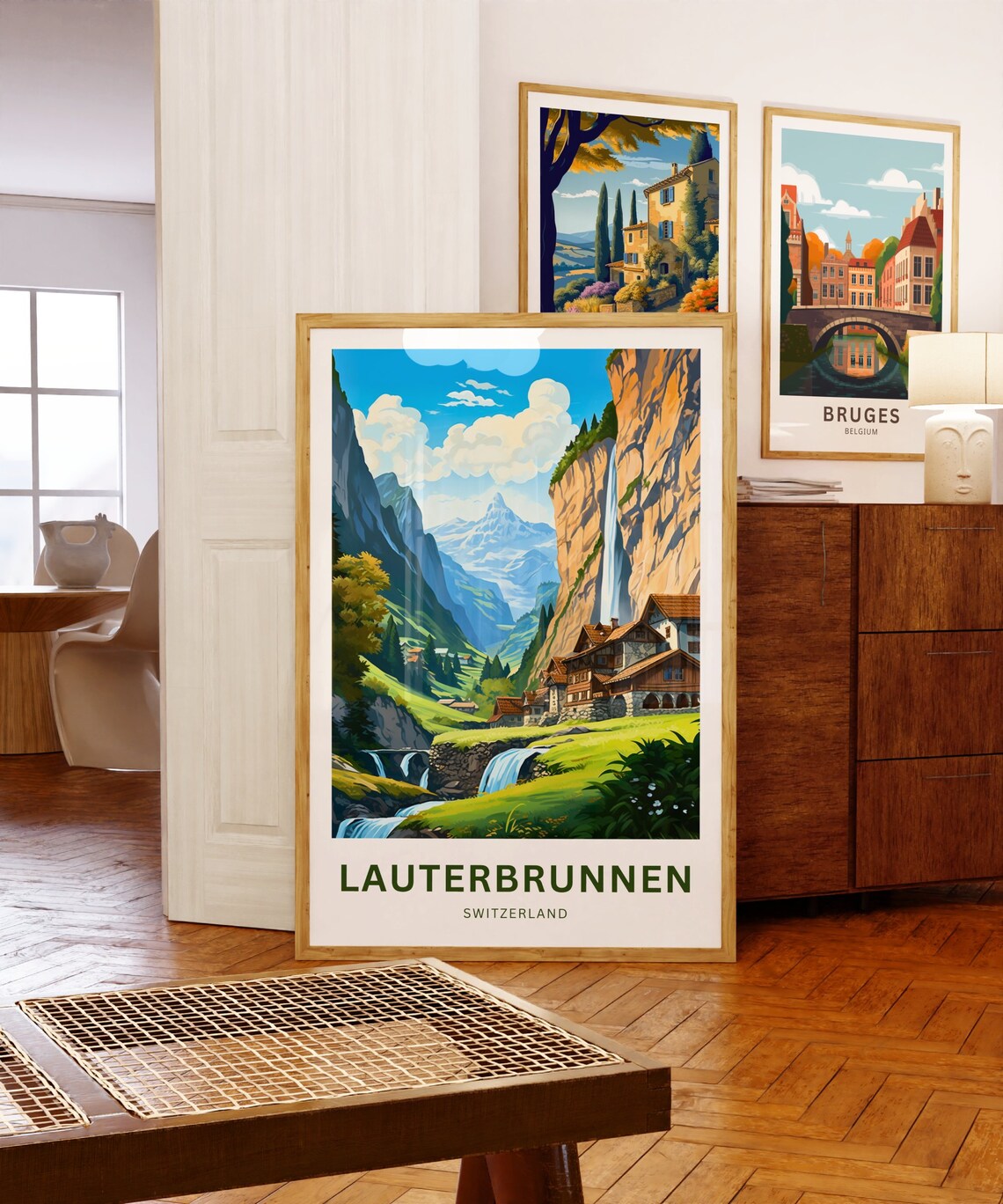 Lauterbrunnen Switzerland Gift Poster Print - Image 5