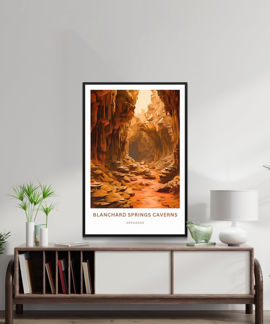 Personalized Blanchard Springs Caverns Arkansas Cave Interior Poster - Image 2