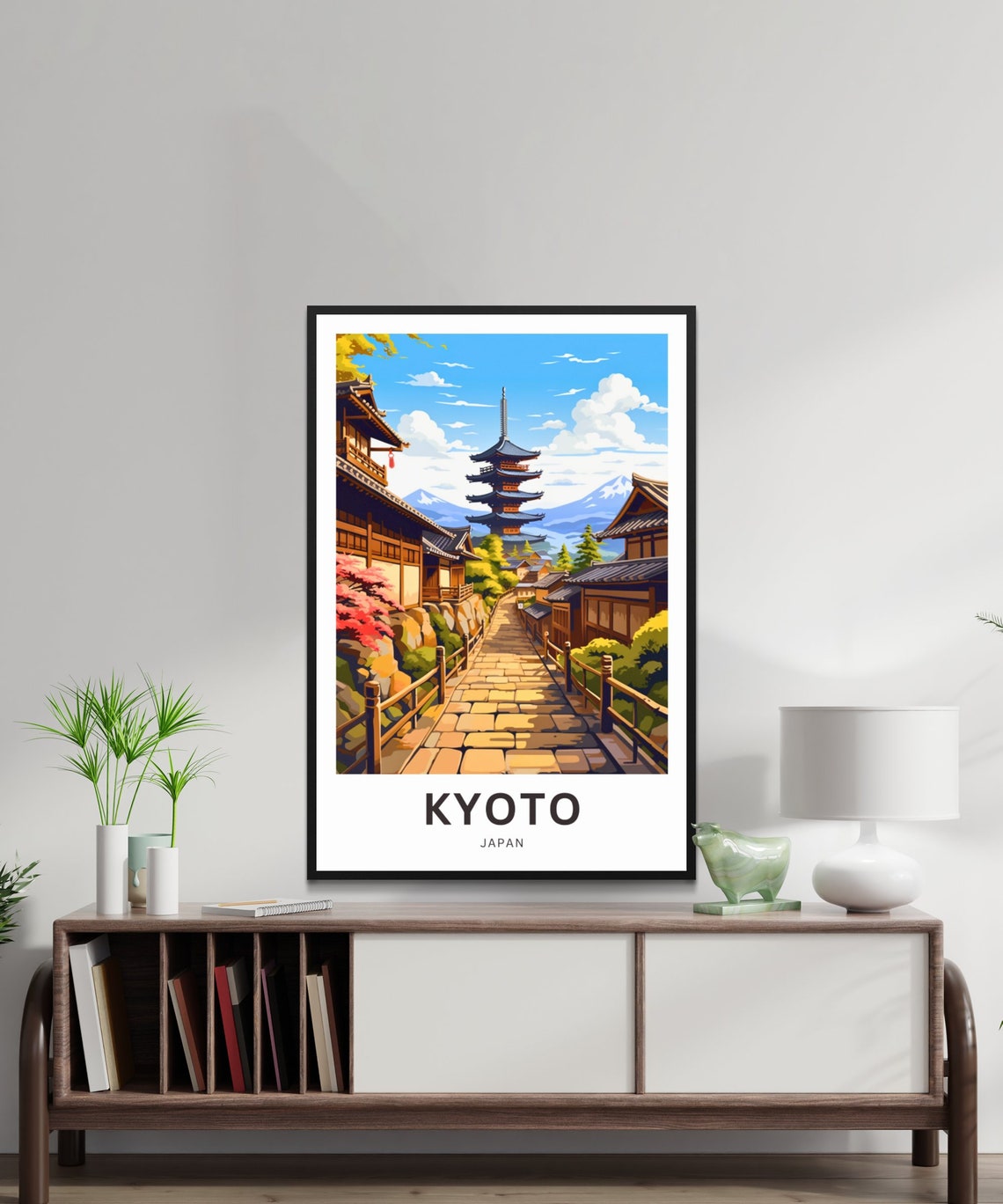 Boston Massachusetts Park Gazebo Autumn Skyline Travel Poster - Image 2