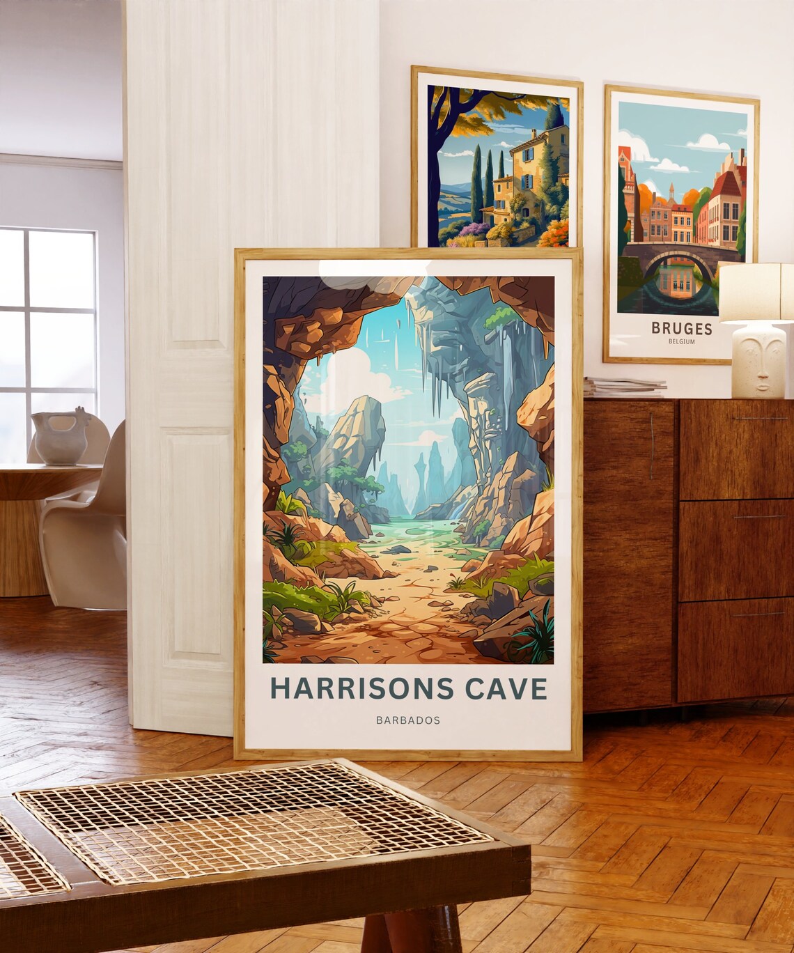 Harrisons Cave Barbados Stalactite Cavern Emerald Pool Travel Poster - Image 5