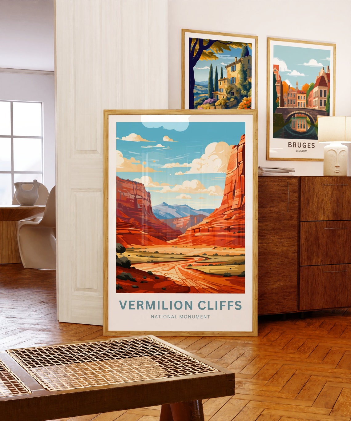 Vermilion Cliffs National Monument Red Rock Canyon Travel Poster - Image 5