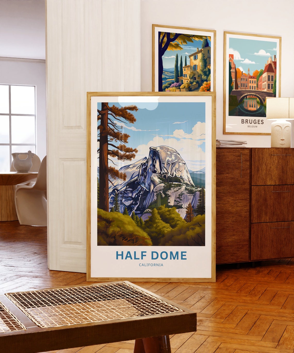 Half Dome California Personalized Yosemite Granite Travel Poster - Image 5