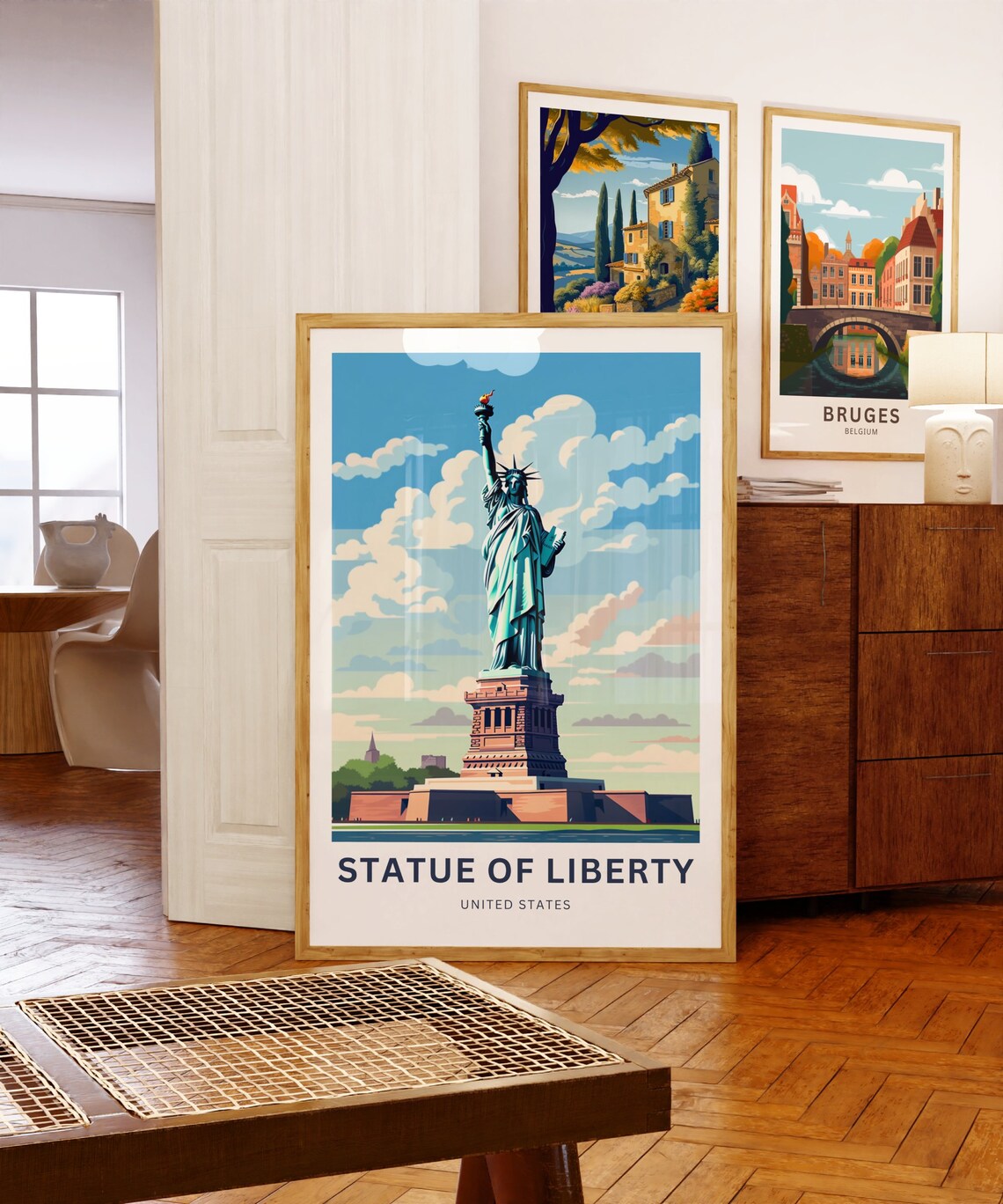 Personalized Statue Of Liberty Travel Poster - Image 5
