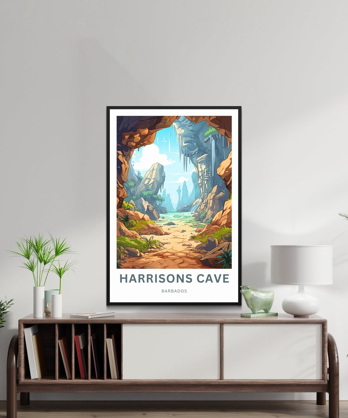 Harrisons Cave Barbados Limestone Cavern Tropical Adventure Poster - Image 2