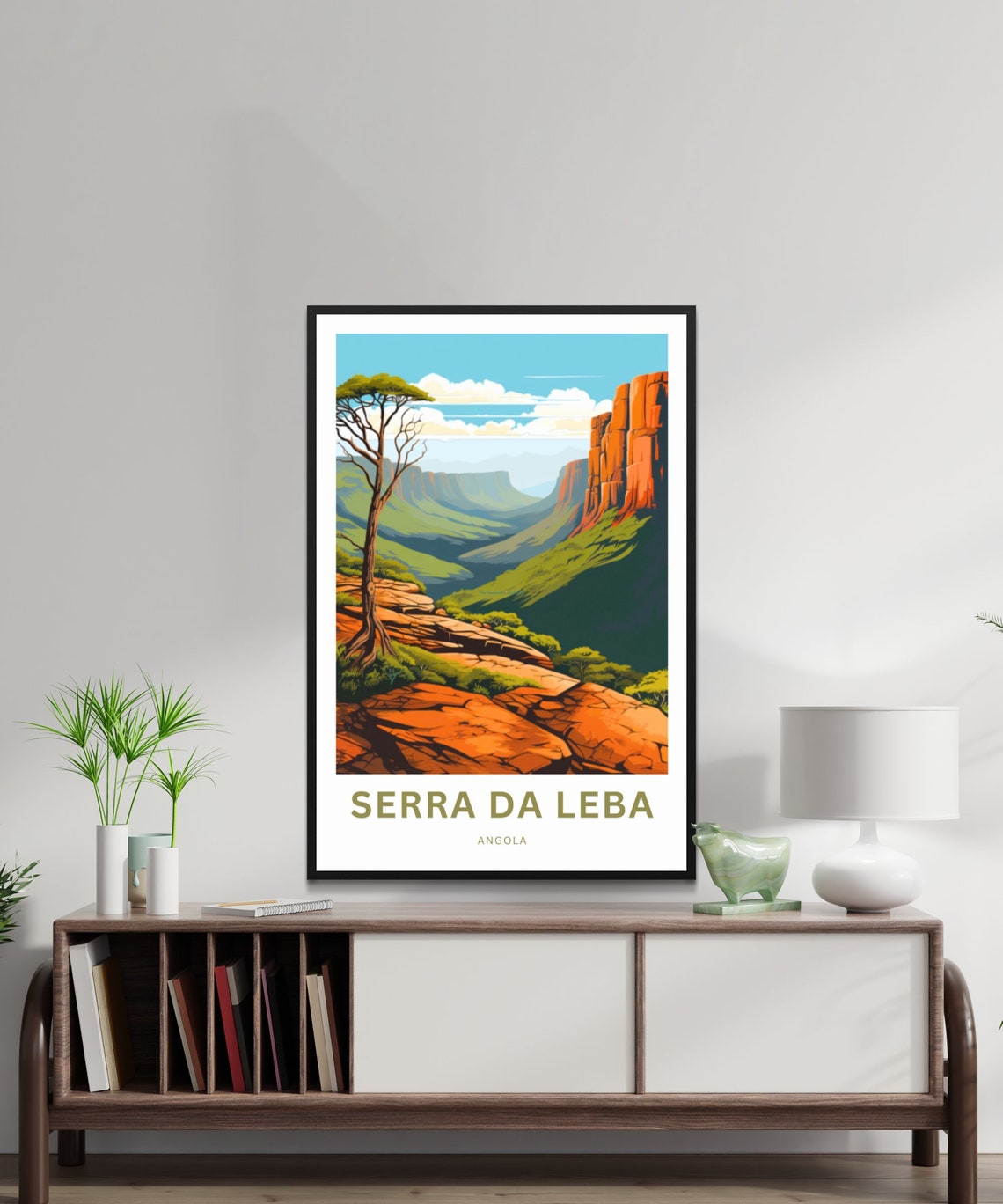 Personalized Serra Da Leba Print Serra Da Leba Poster Angola Wall Art Framed Present Gift Africa Present - Image 2