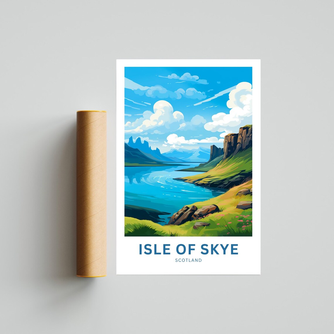 Isle Of Skye Scotland Present Travel Poster - Image 4