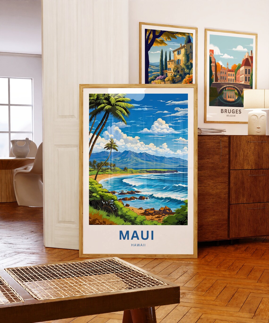 Personalized Maui Travel Poster, Hawaii Wall Art - Image 5