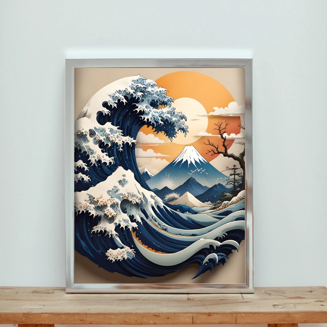 The Great Wave Off Kanagawa, Hokusai Japanese Ocean Art Print