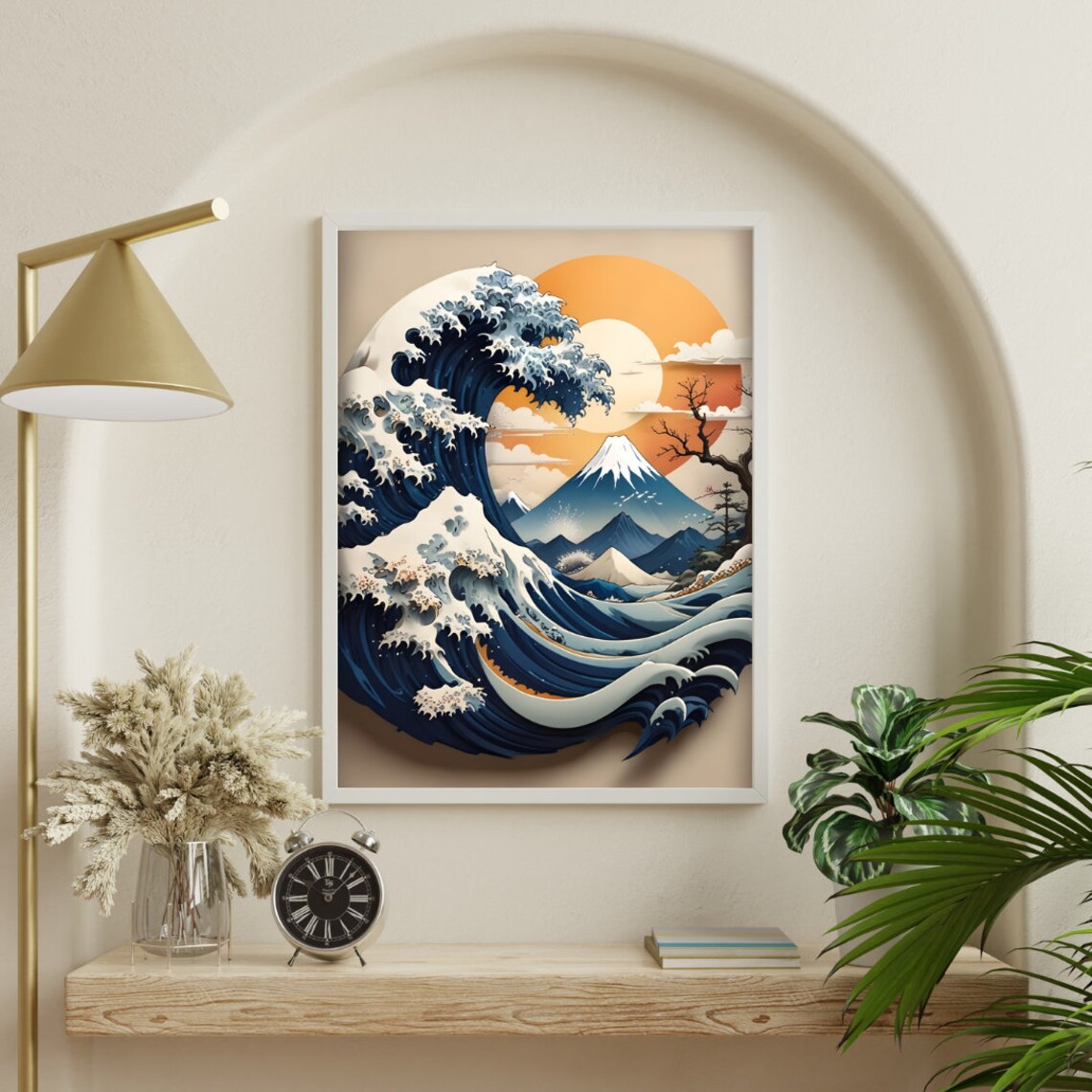 The Great Wave Off Kanagawa, Hokusai Japanese Ocean Art Print - Image 3