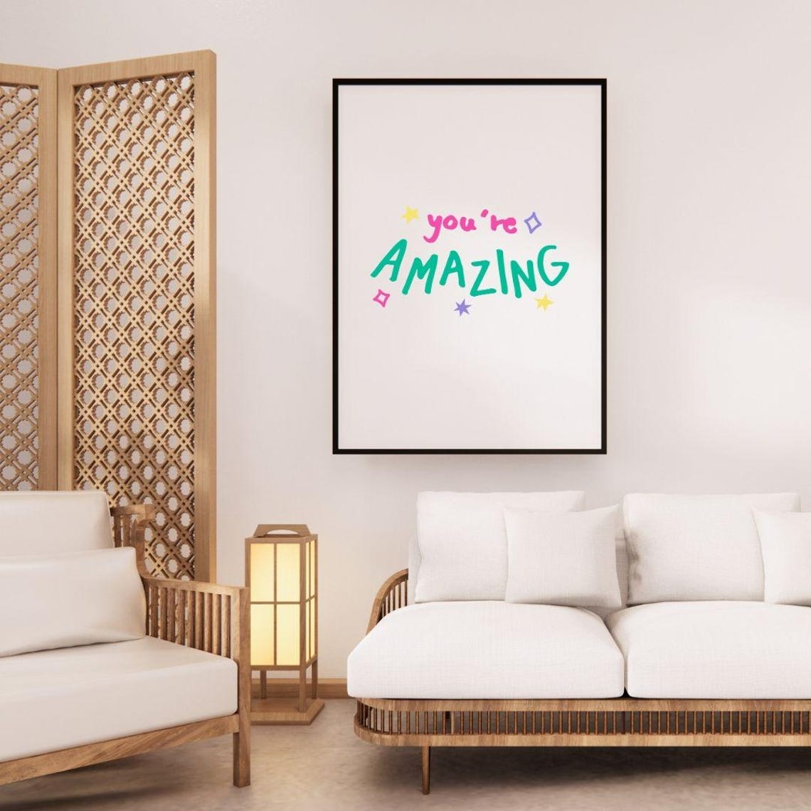 You Are Amazing Wall Art Room Decor Motivational Trendy Prints Wall Home Decorprintable Art Poster - Image 2