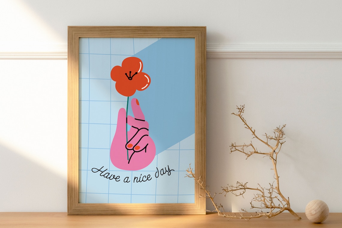 Retro Quote Wall Art Print, Typography Decor