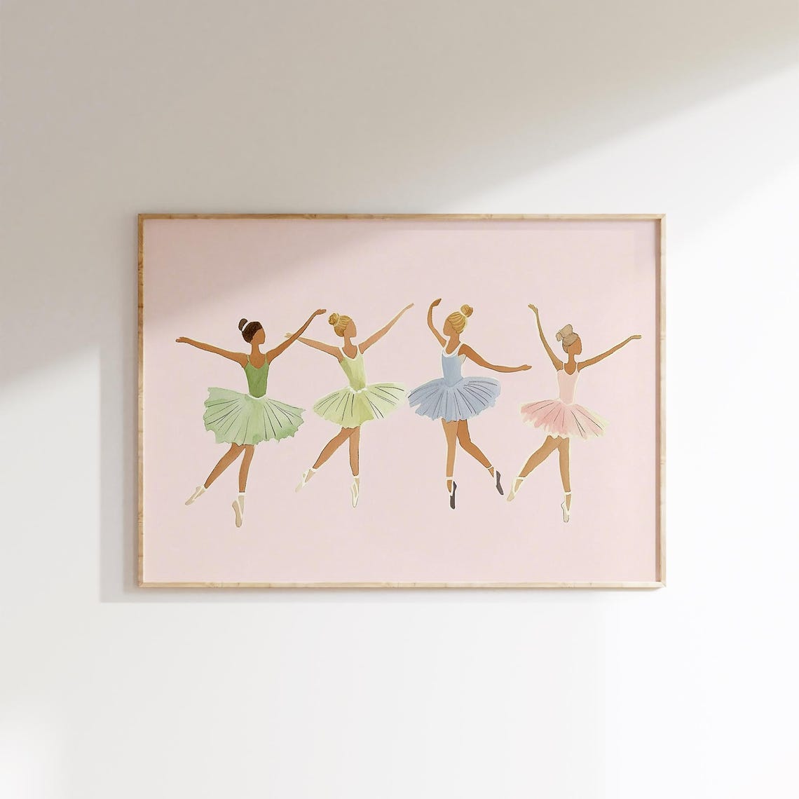 Ballerina Nursery Wall Art Elegant Ballet Dancer Print For Girls Room Decor - Image 2