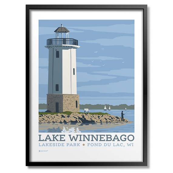 Lake Winnebago Lakeside Park Art Print