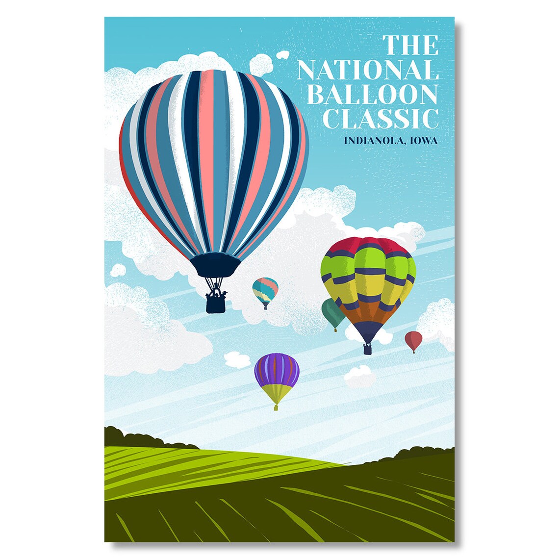 National Balloon Classic Travel Poster