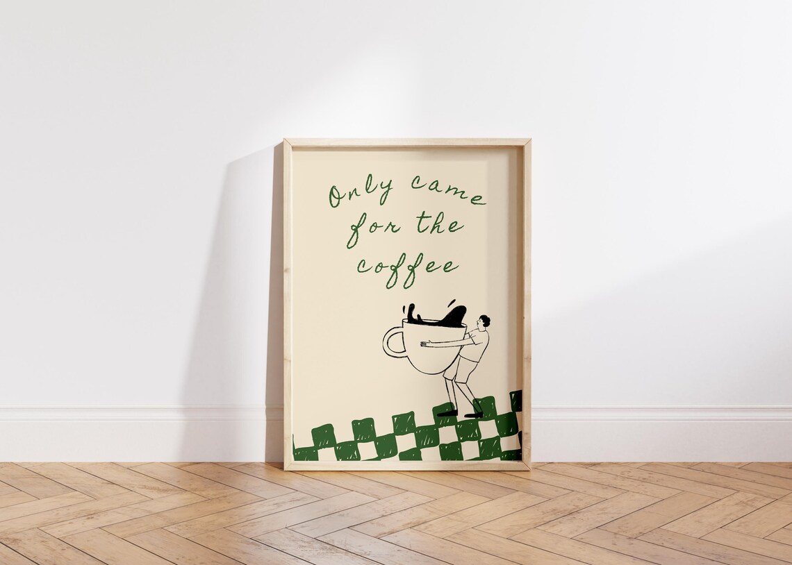 Coffee Station Poster, Coffee Lover Kitchen Decor - Image 5