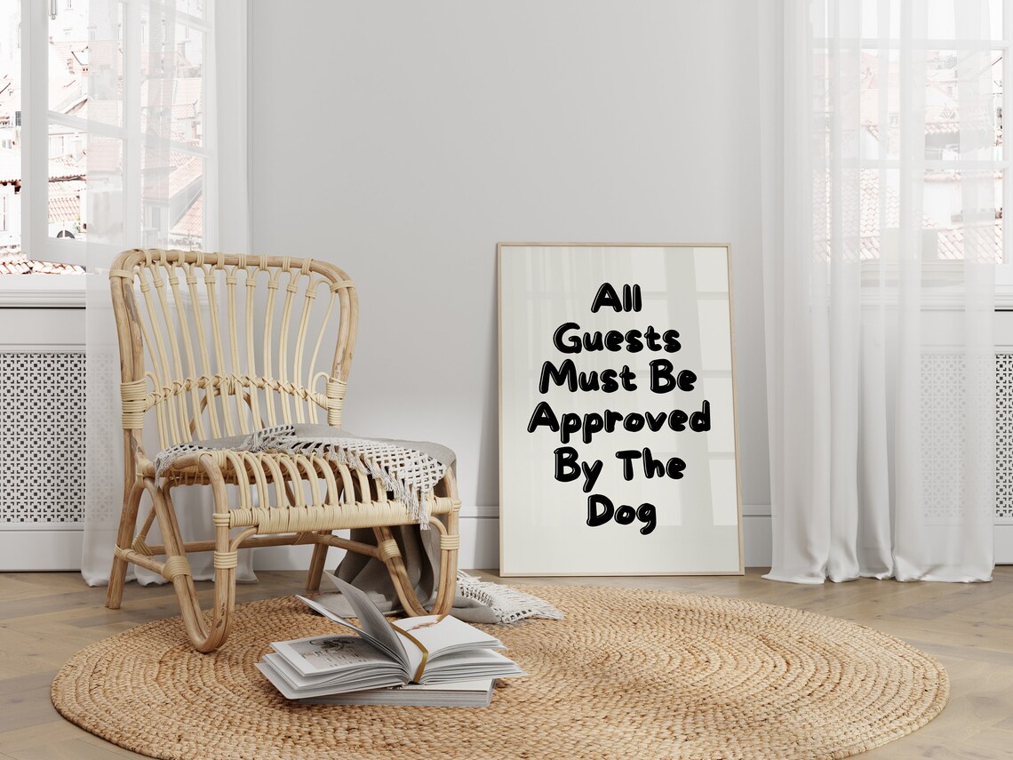 Funny Dog Typography, Gift for Dog People - Image 3