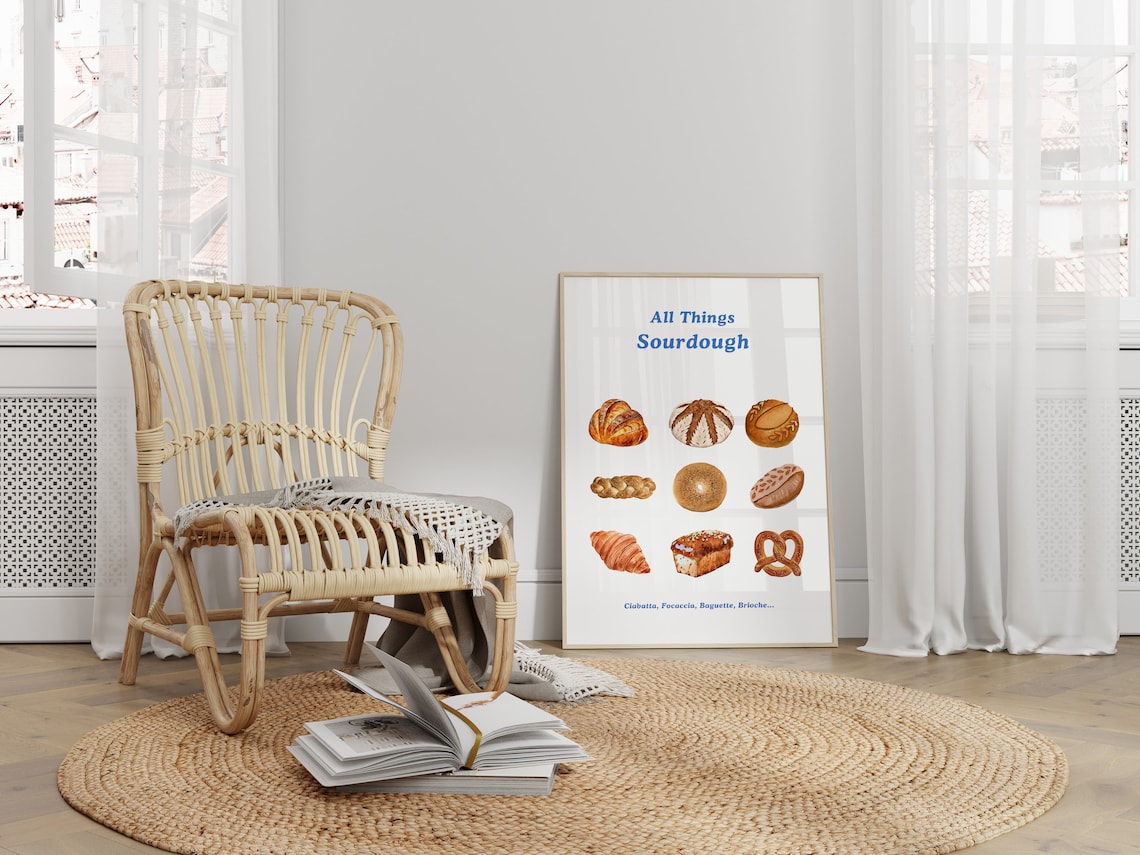 Sourdough Bread Print, Funny Kitchen Decor - Image 3