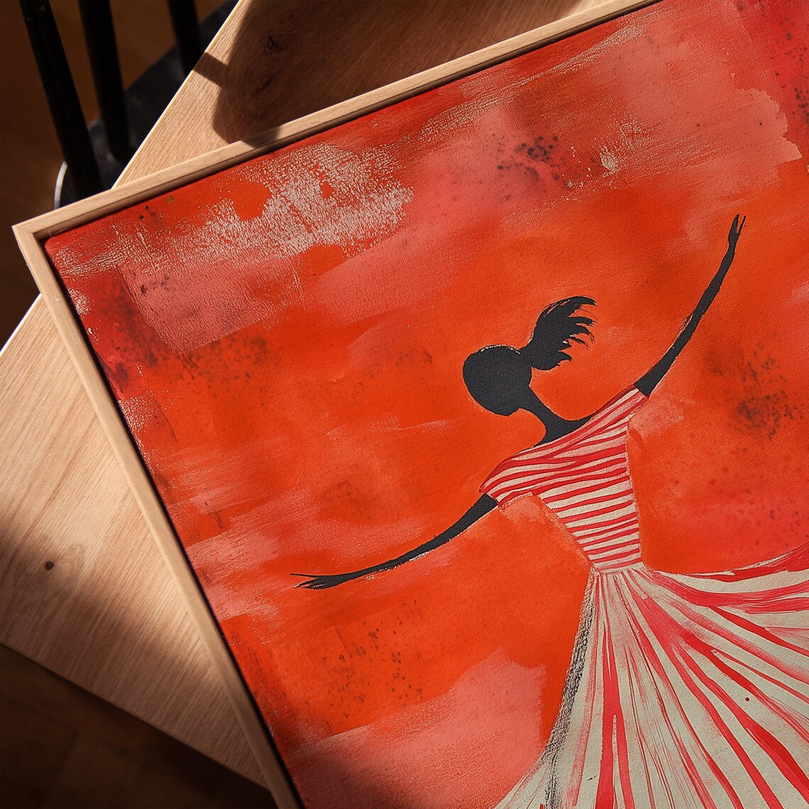 Abstract Dancer, Minimalist Movement Art Print - Image 5