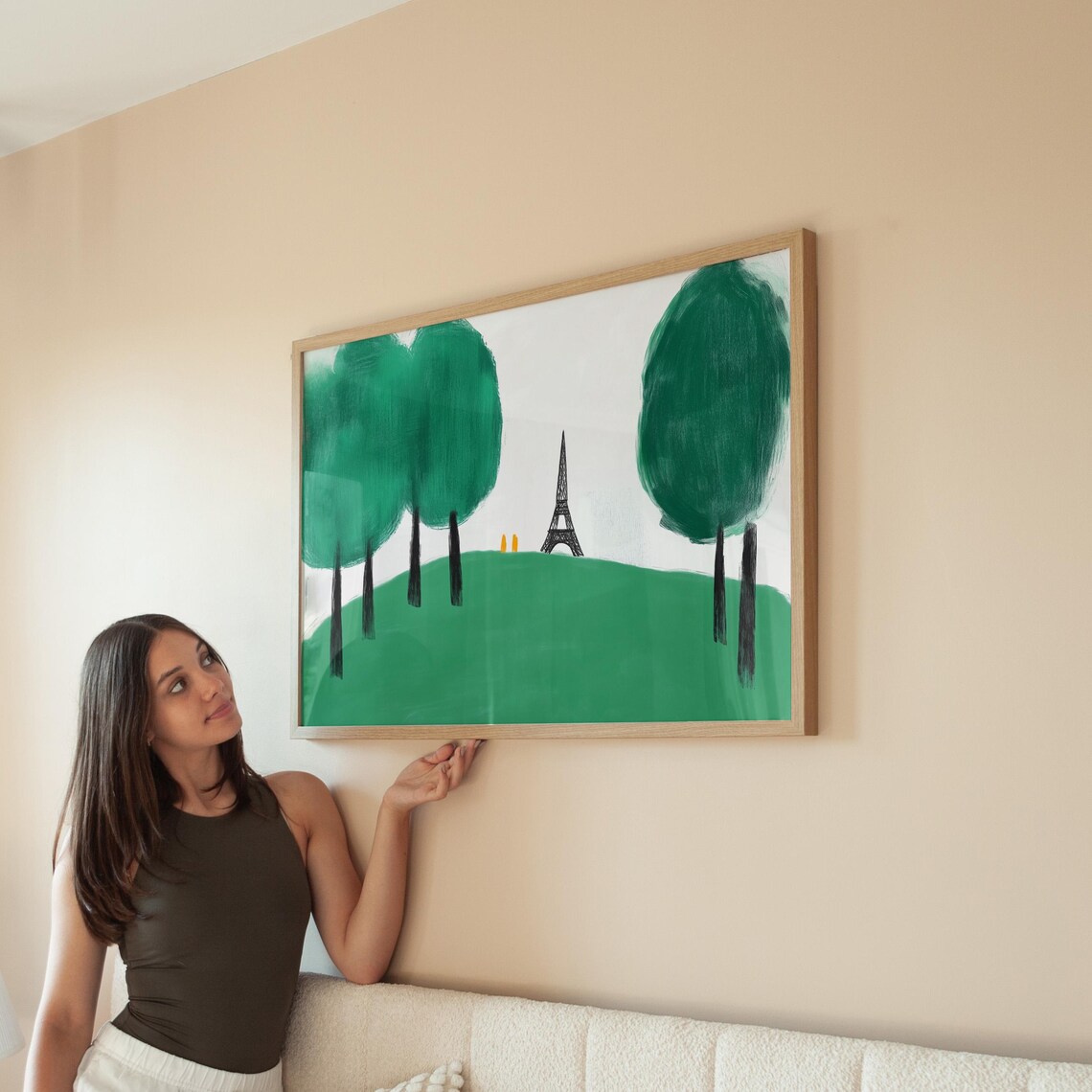 Paris Minimalist Eiffel Tower Art Print, France - Image 5