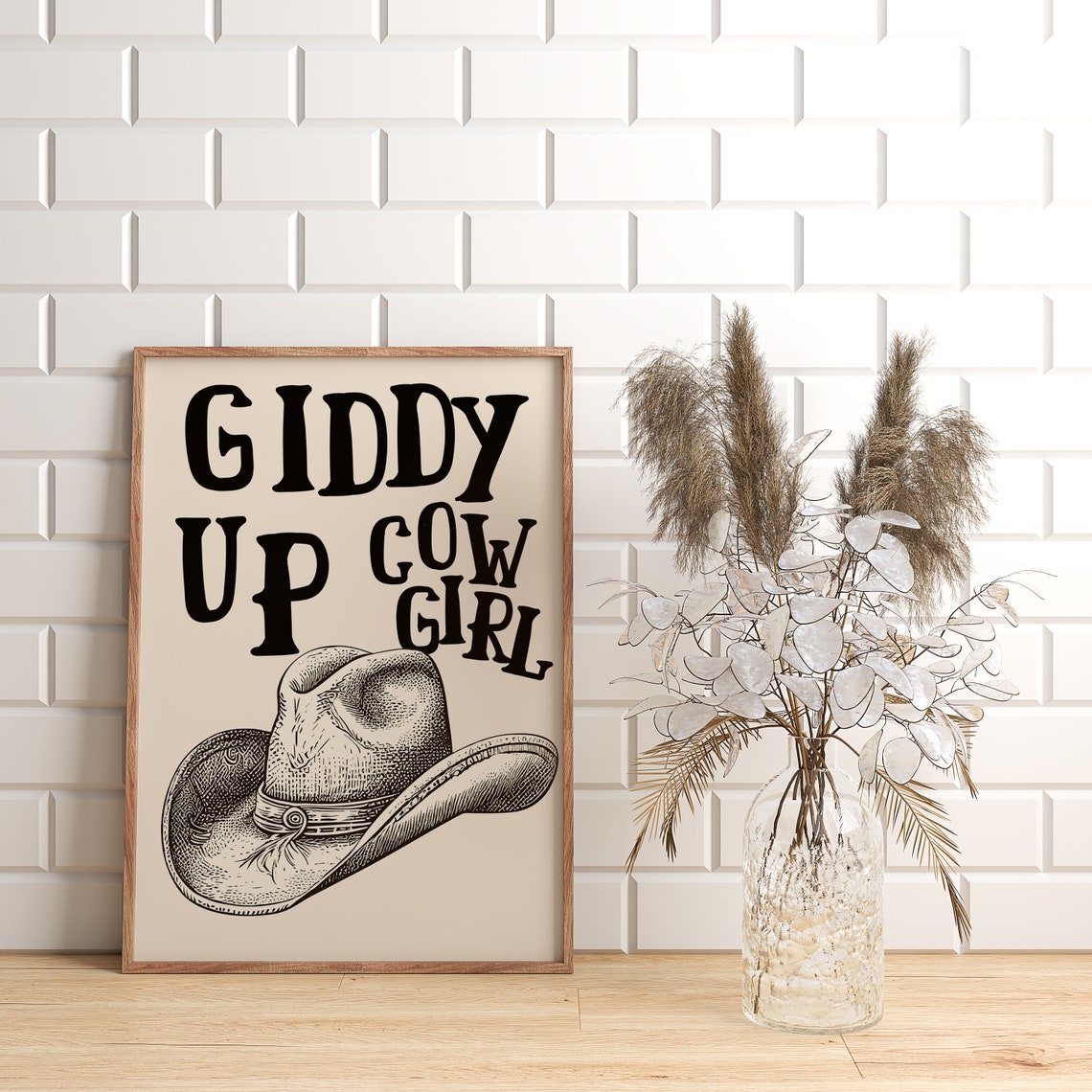 Retro Cowboy Western Room Decor Poster - Image 2