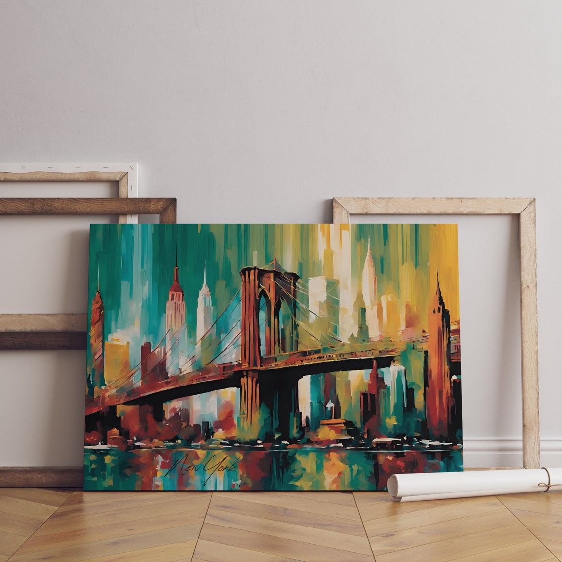 New York Painting, Classic Impressionism Travel Poster - Image 4