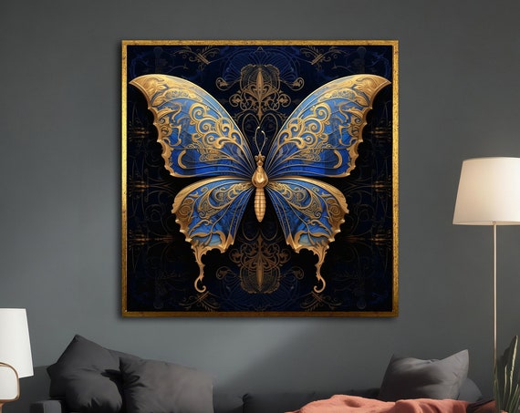 Butterfly Painting Butterfly Picture Butterfly Painting Framed Butterfly Painting