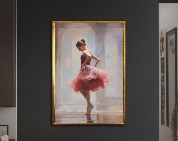 Ballerina Painting Dance Poster With Different Frame Options For Your Home And Office Modern Decor Ideas