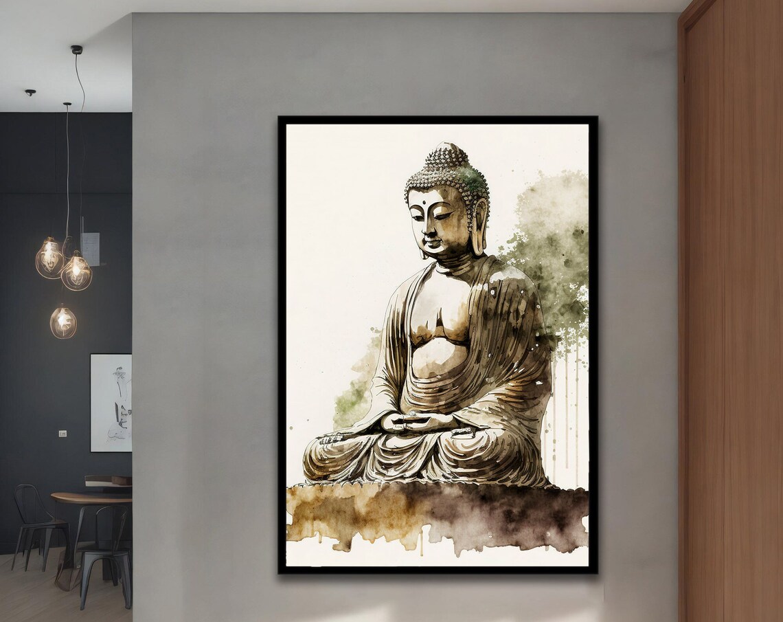 Buddha Meditation Wall Decor, Modern Decor Ideas