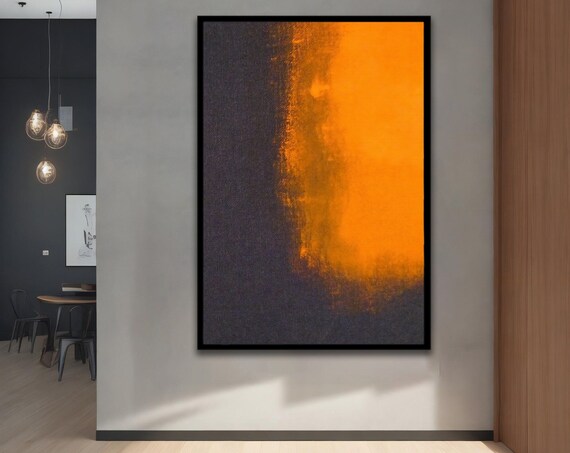 Mark Rothko Black And Orange Colorful Mix Rothko Art Mark Rothko With Different Frame Options For Your Home And Office