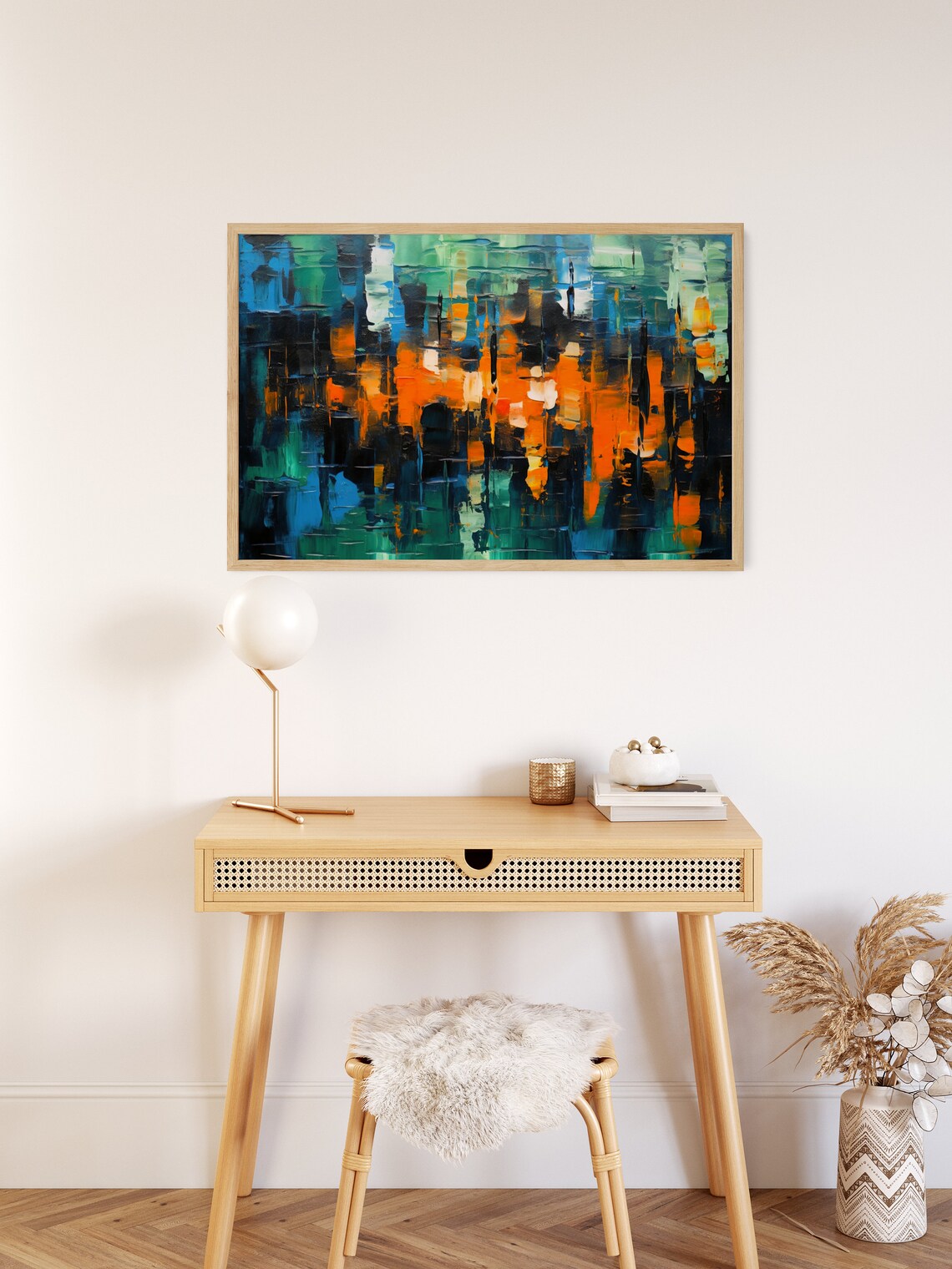 Abstract Painting, Paint Dripping Technique - Image 2
