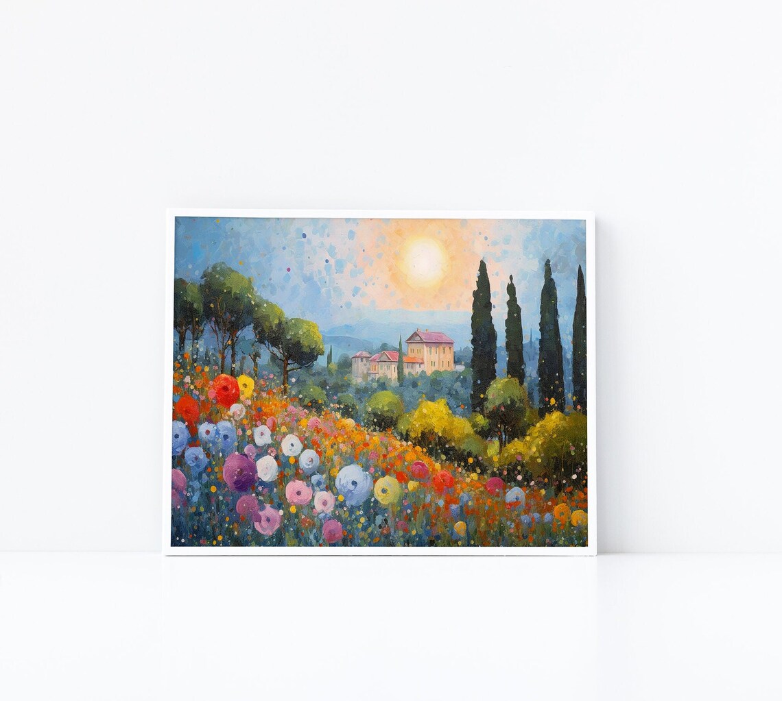 Abstract Landscape, Pointillist Florals and Foliage - Image 2