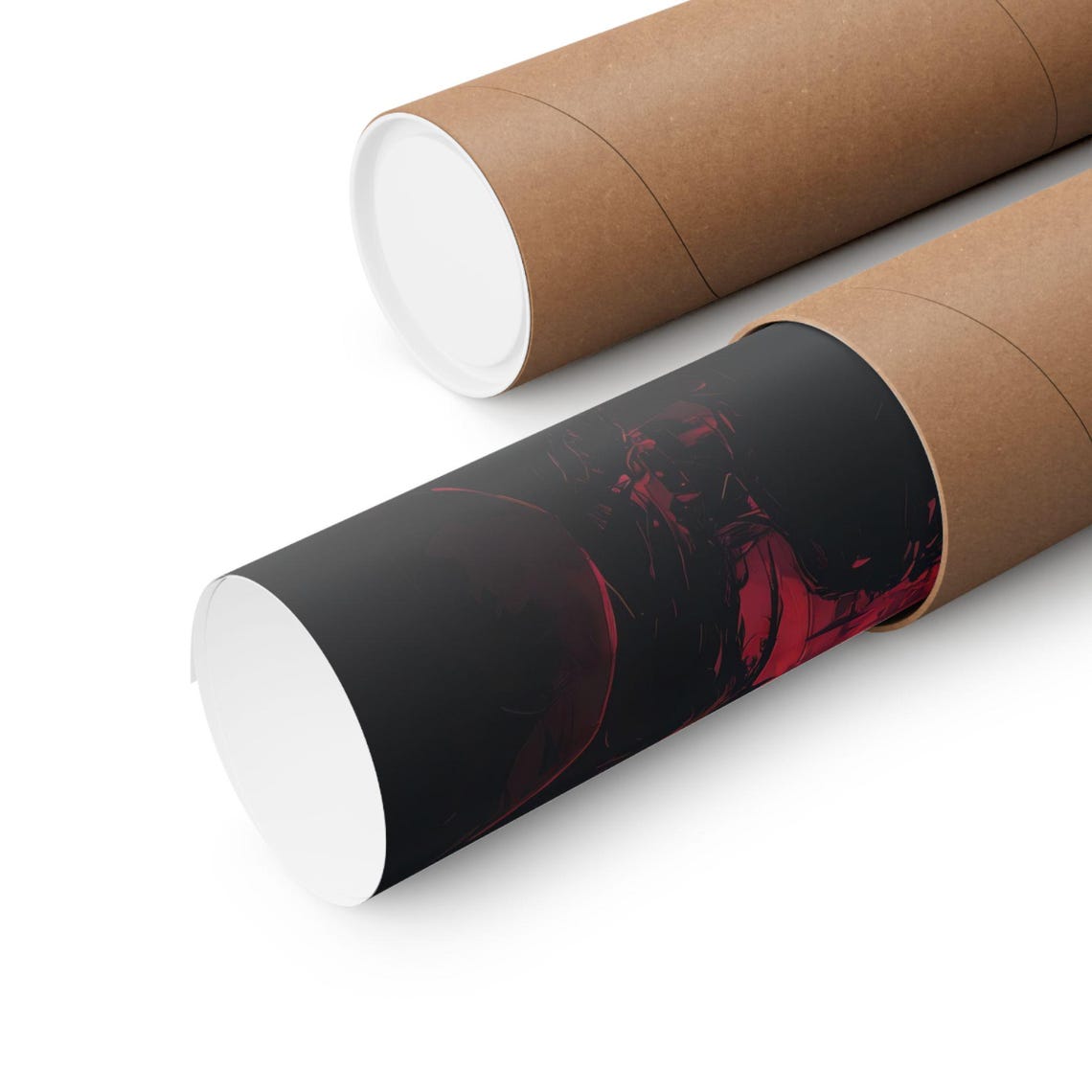 Rock Band Performing Live on Red Lit Haunted Gothic Hall Poster - Image 2