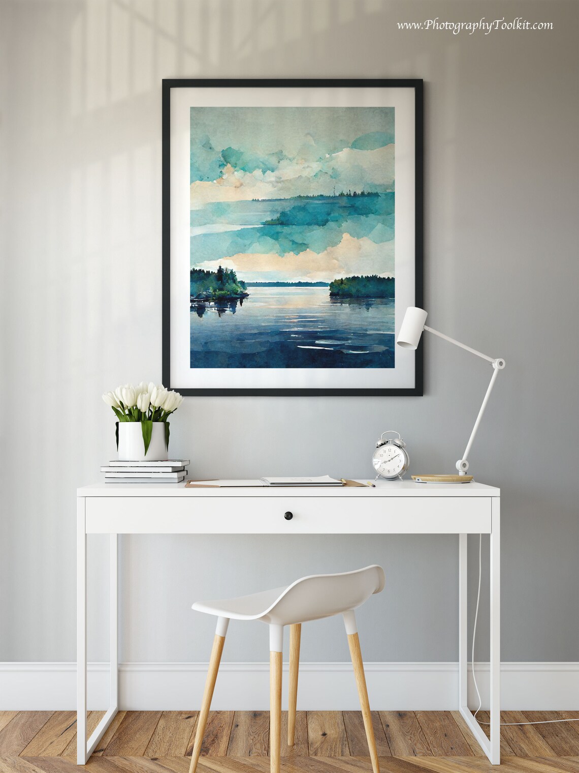 Lake Life Finland Travel Poster, Lake House Decor - Image 2