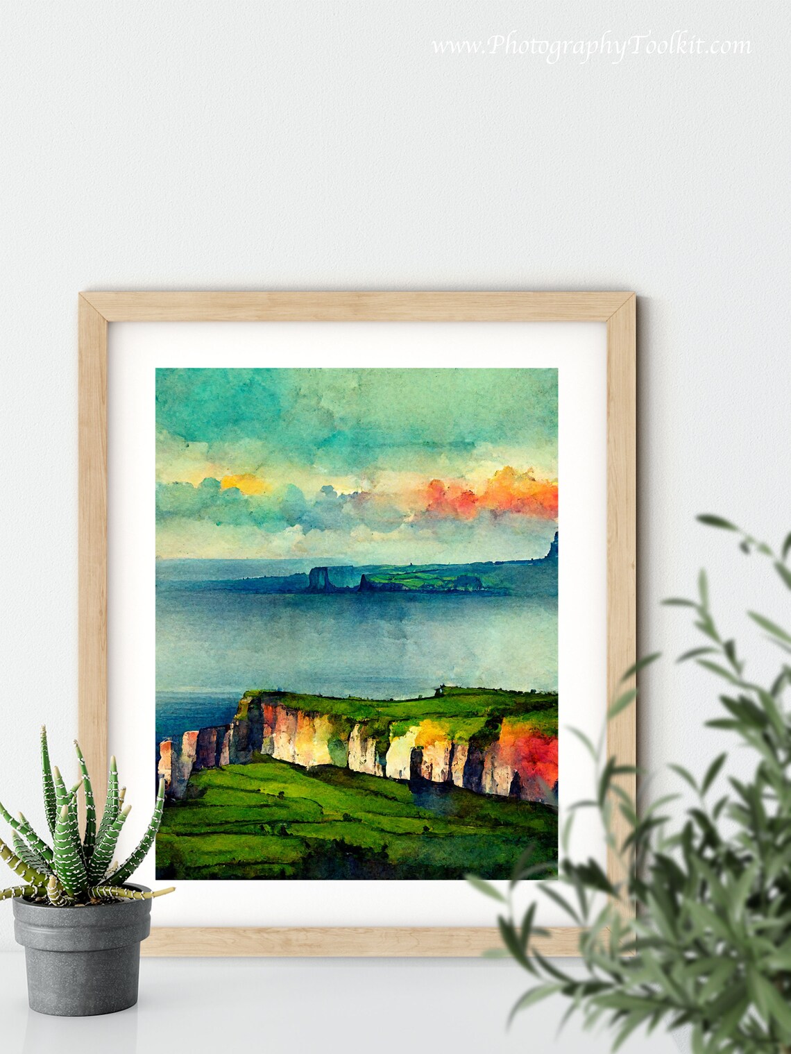 Cliffs Of Moher Travel Print, Irish Landscape Poster - Image 5