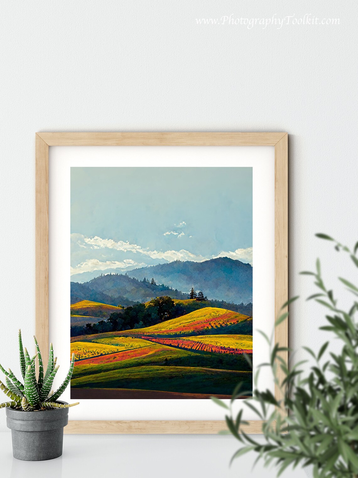 Napa Valley Wine Country Poster, California Landscape - Image 5