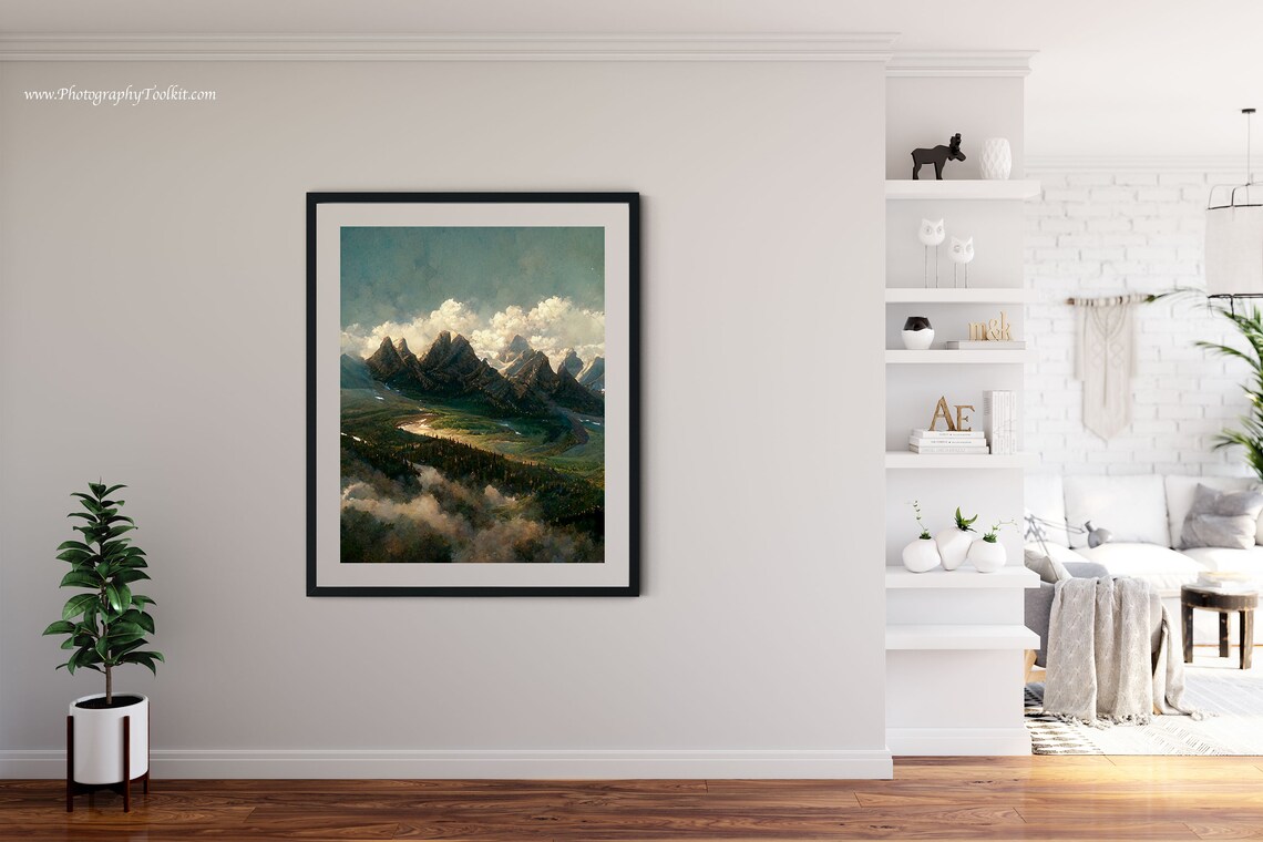 Rocky Mountain Print, Canadian Rockies Art Print - Image 4