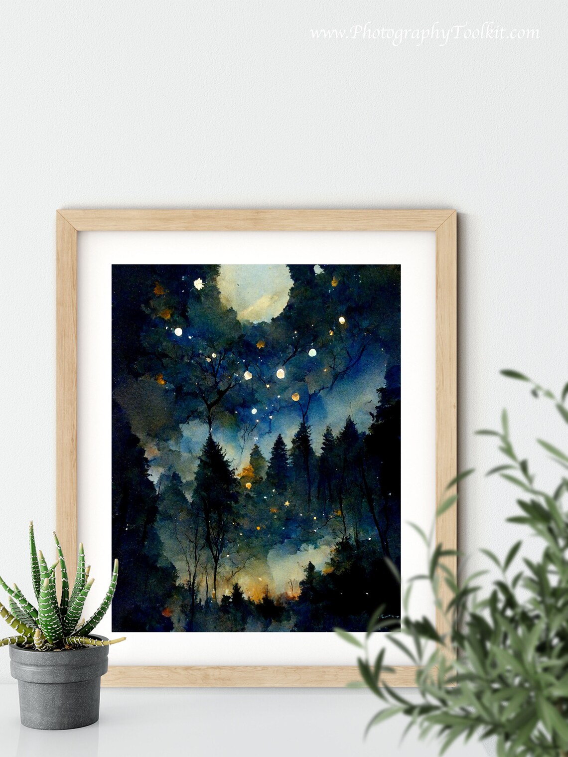 Starry Night Star Chart Poster, Moon and Star Art - Image 5