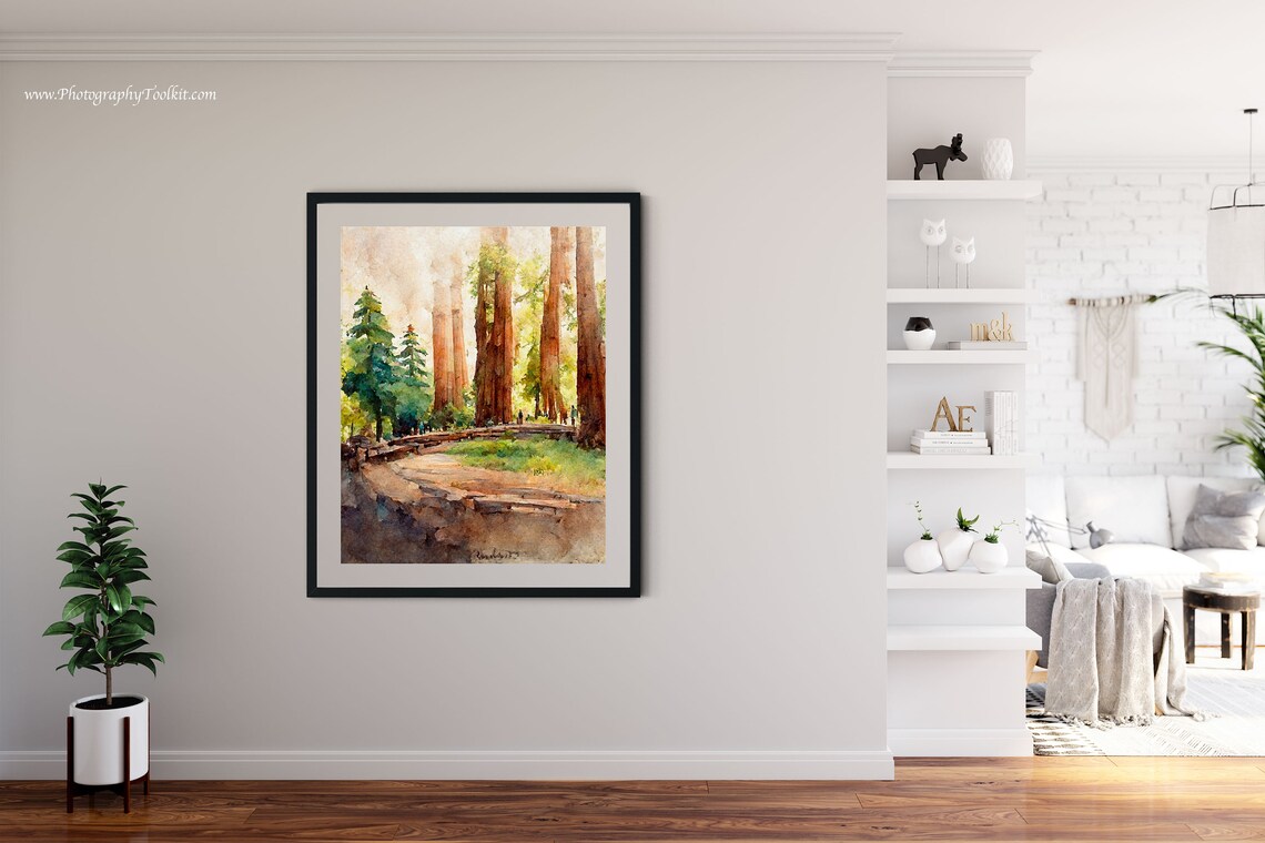 Redwood National Park Vintage Travel Poster Art Print - Image 4